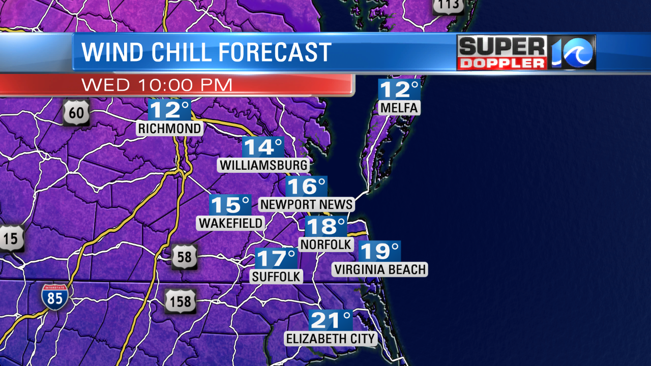 WIND CHILLS TONIGHT