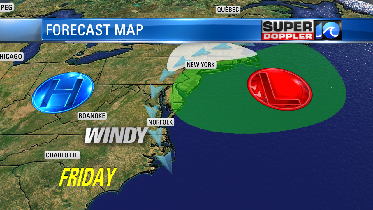 Friday's Forecast map