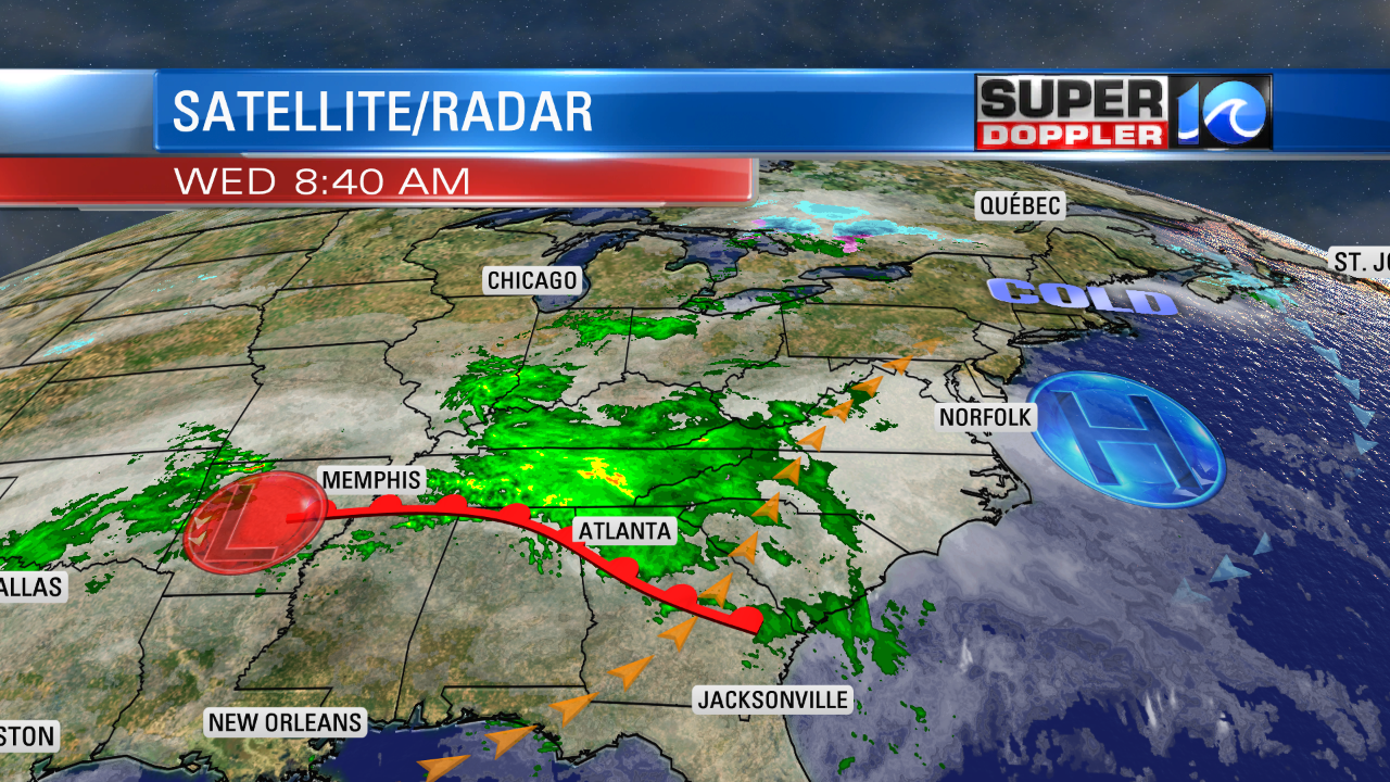 Regional Weather Map