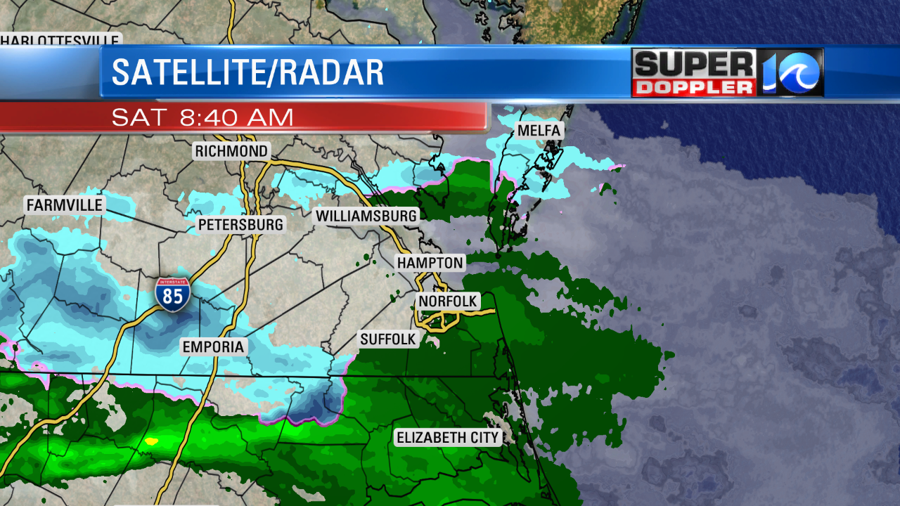 Wintry Mix This Morning