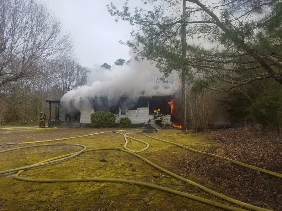 Surry County Spring Grove House Fire Viewer Photo