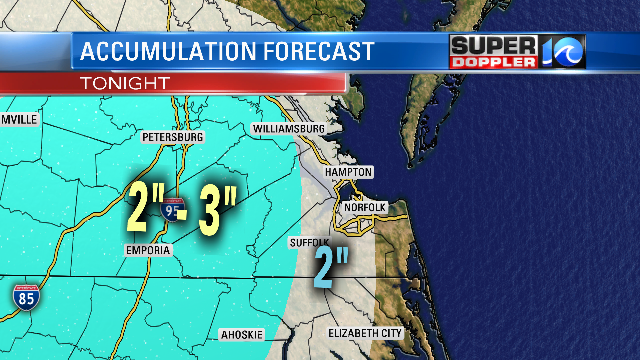 Snowfall Estimates - Tonight