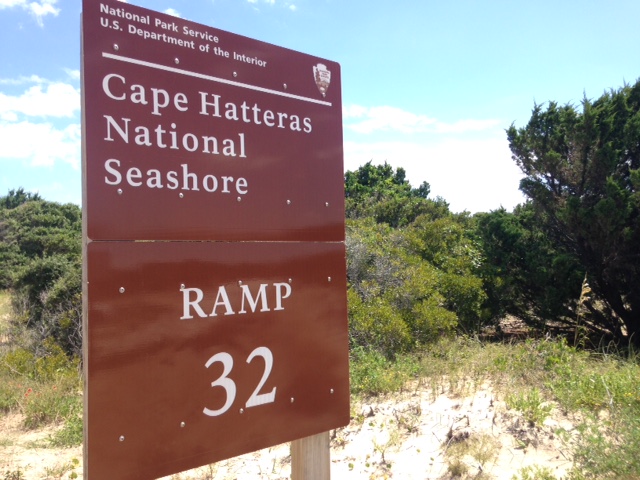 Cape Hatteras National Seashore Sign