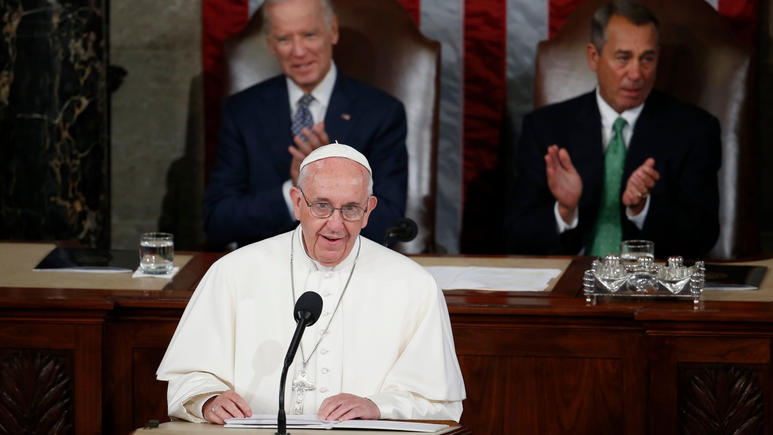 Pope Francis, Joe Biden, John Boehner