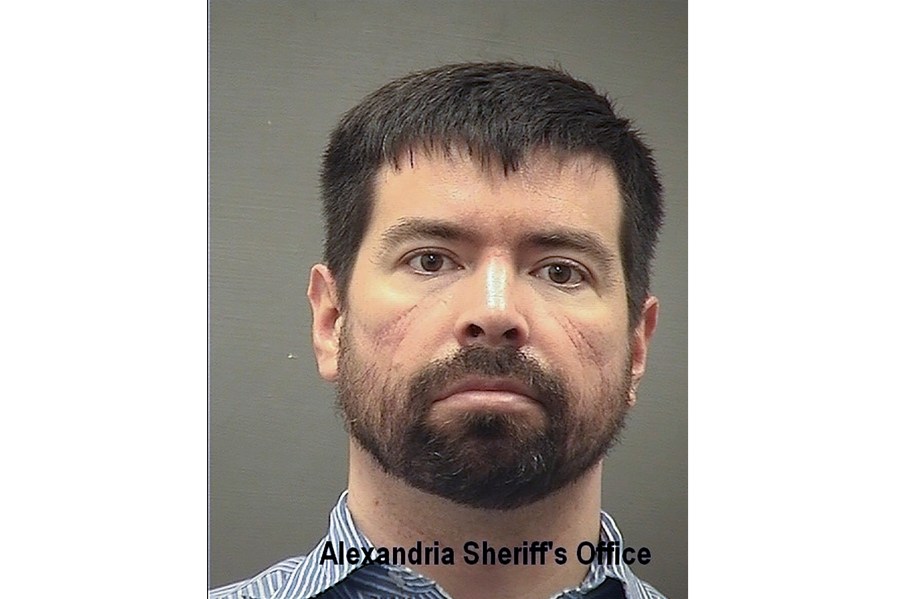 FILE - This booking photo provided by the Alexandria, Va., Sheriff's Office shows Hatchet Speed. Speed, a military veteran who told an undercover FBI agent about his admiration for Adolf Hitler and discussed a plan to “wipe out” the nation's Jewish population was sentenced on Monday, May 8, 2023, to four years in prison for storming the U.S. Capitol. (Alexandria Sheriff's Office via AP, File)