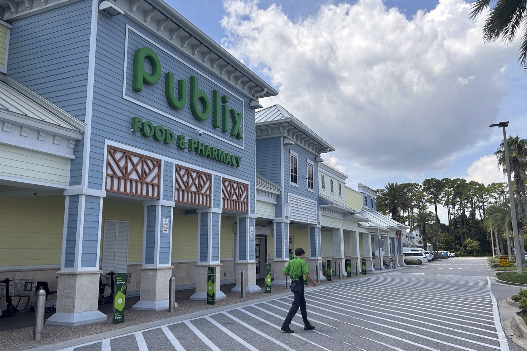 A Publix grocery store is shown in in Neptune Beach, Fla., Wednesday, Aug. 9, 2023. The Florida Lottery says the Publix grocery store sold the winning ticket for a $1.58 billion Mega Millions jackpot. (AP Photo/Mark Long)