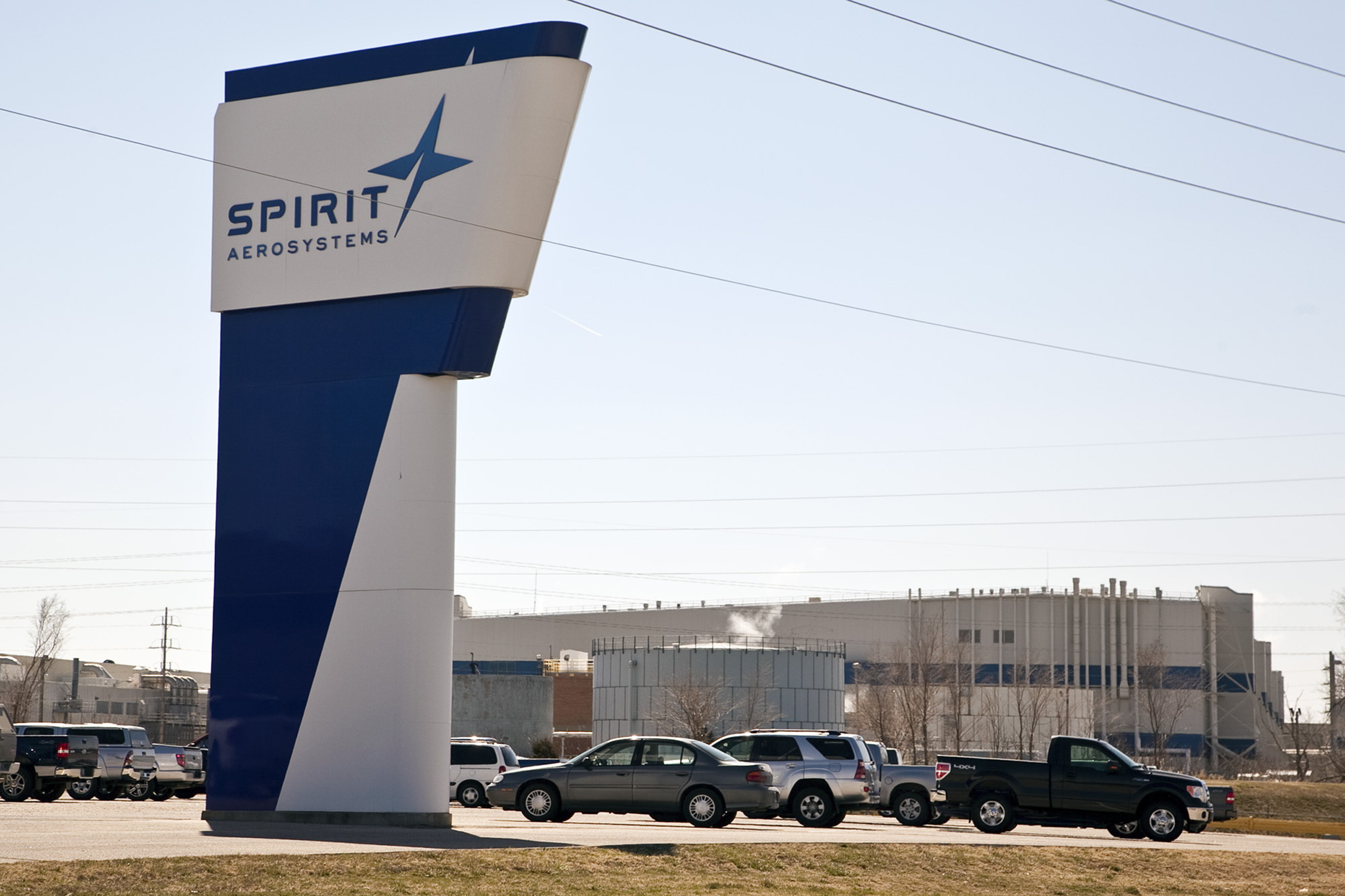 FILE - The Spirit AeroSystems sign is pictured, July 25, 2013, in Wichita, Kan. Boeing announced plans late Sunday, June 30, 2024, to acquire Spirit AeroSystems for $4.7 billion in an all-stock transaction for the manufacturing firm. (Mike Hutmacher/The Wichita Eagle via AP, File)