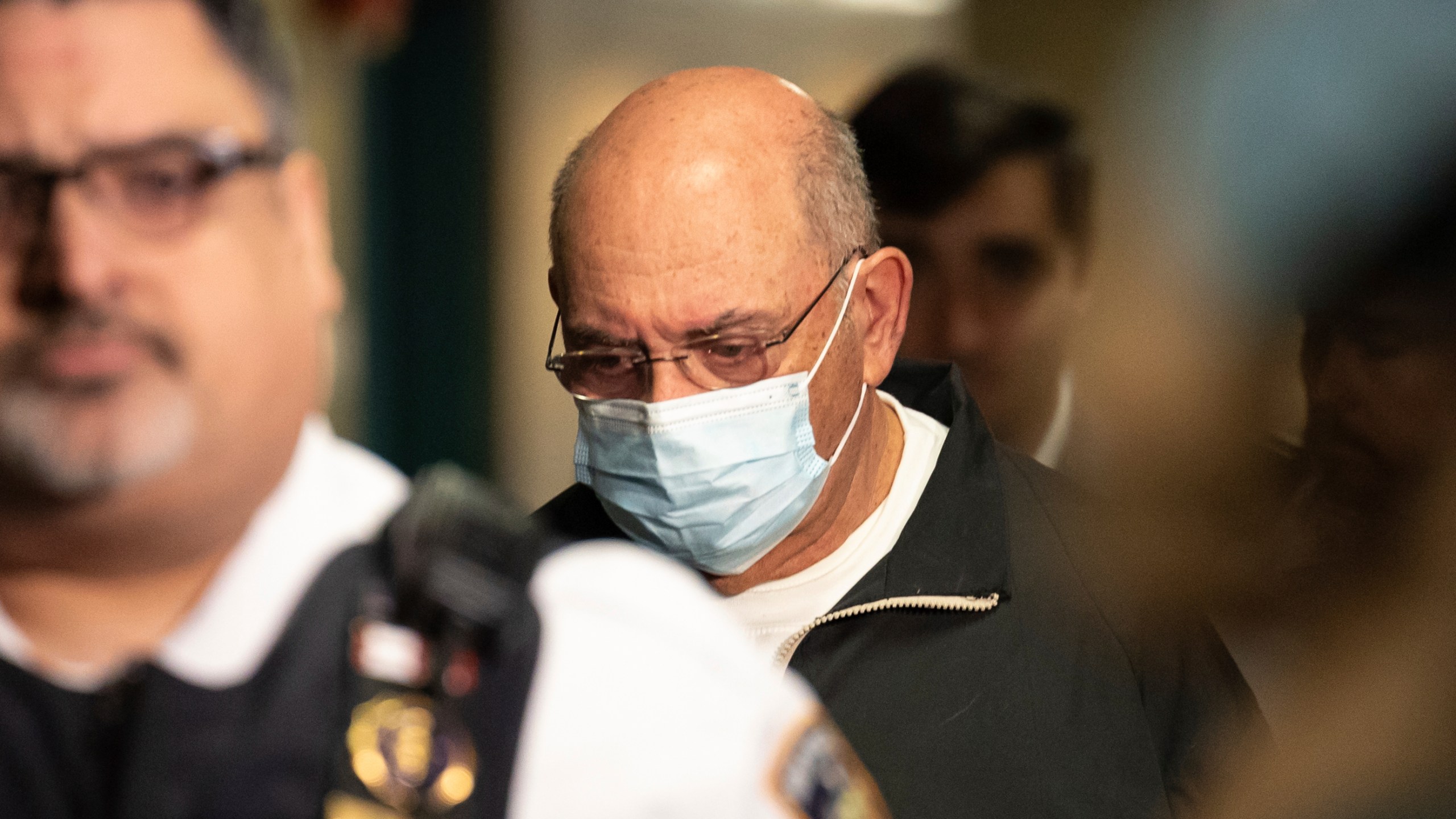 FILE - Allen Weisselberg, a former longtime executive in Donald Trump's real estate empire, arrives at the court in New York, Wednesday, April. 10, 2024. (AP Photo/Yuki Iwamura, File)