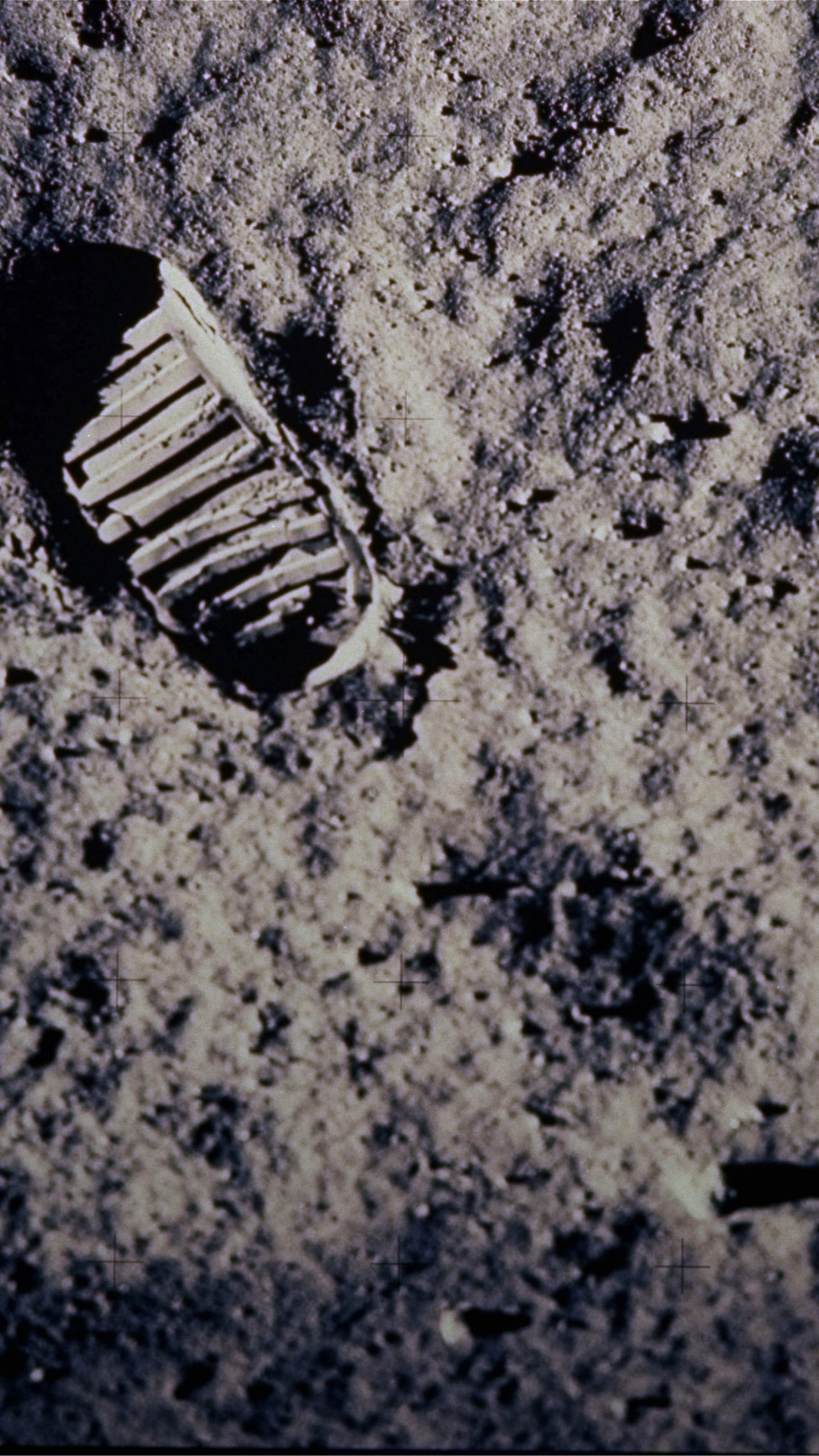 FILE - A footprint left by one of the astronauts of the Apollo 11 mission is seen in the soft, powdery surface of the moon on July 20, 1969. (NASA via AP, File)