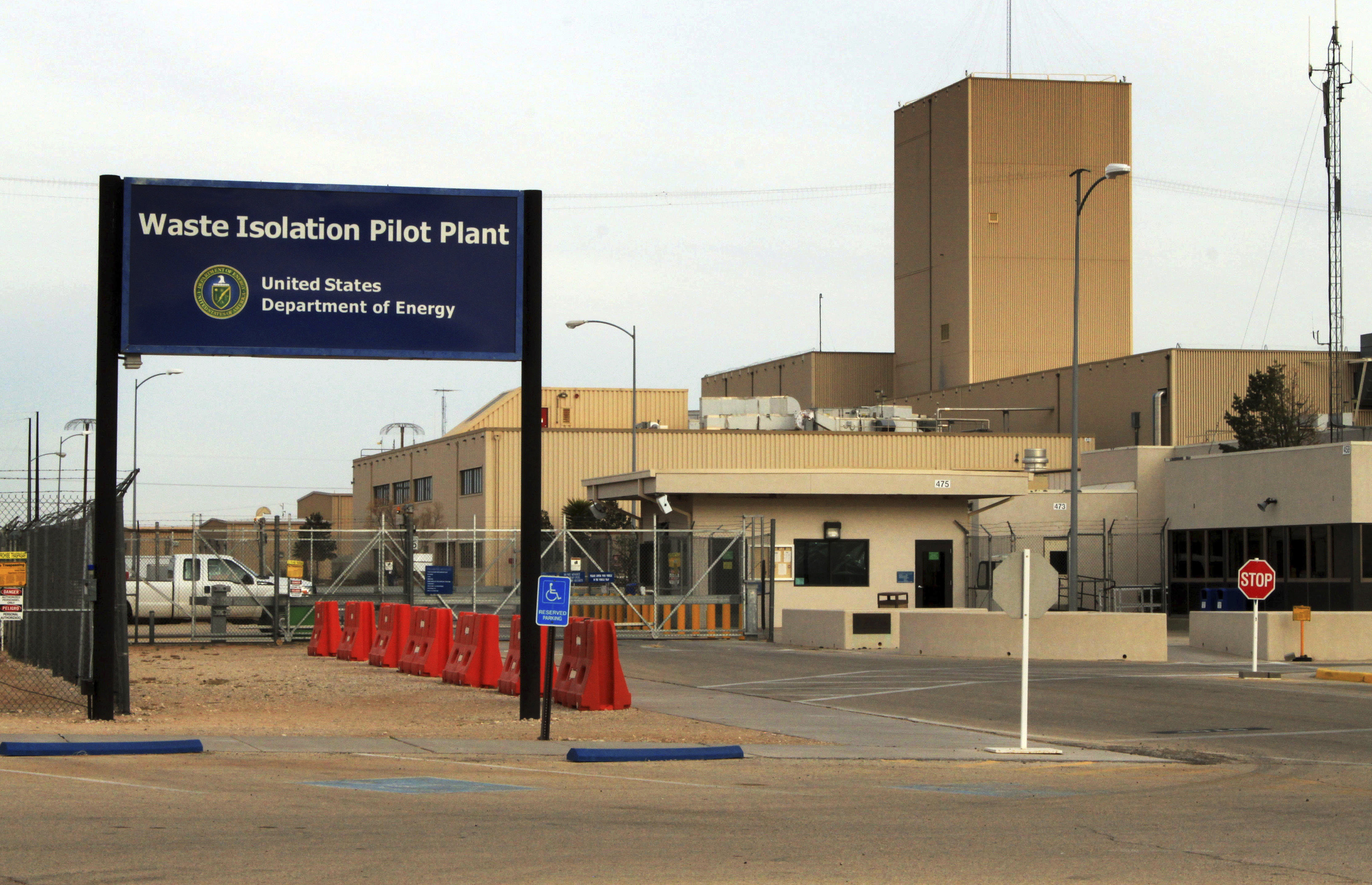 FILE - The Waste Isolation Pilot Plant is seen, March 6, 2014, near Carlsbad, N.M. (AP Photo/Susan Montoya Bryan, File)