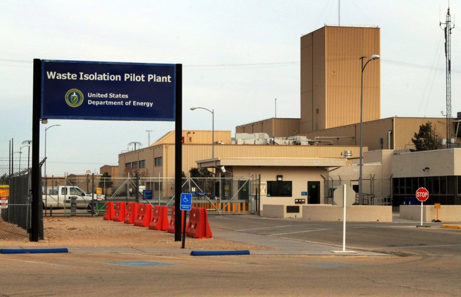 FILE - The Waste Isolation Pilot Plant is seen, March 6, 2014, near Carlsbad, N.M. (AP Photo/Susan Montoya Bryan, File)