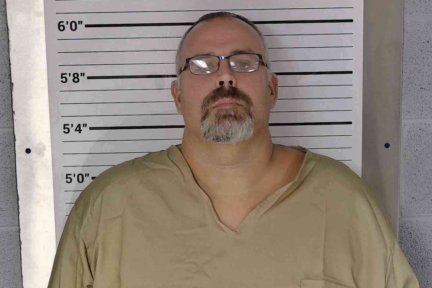 This booking photo provided by Leslie County Detention Center in Kentucky on Friday, Sept. 20, 2024 shows Letcher County Sheriff Shawn M. Stines (Leslie County Detention Center via AP)