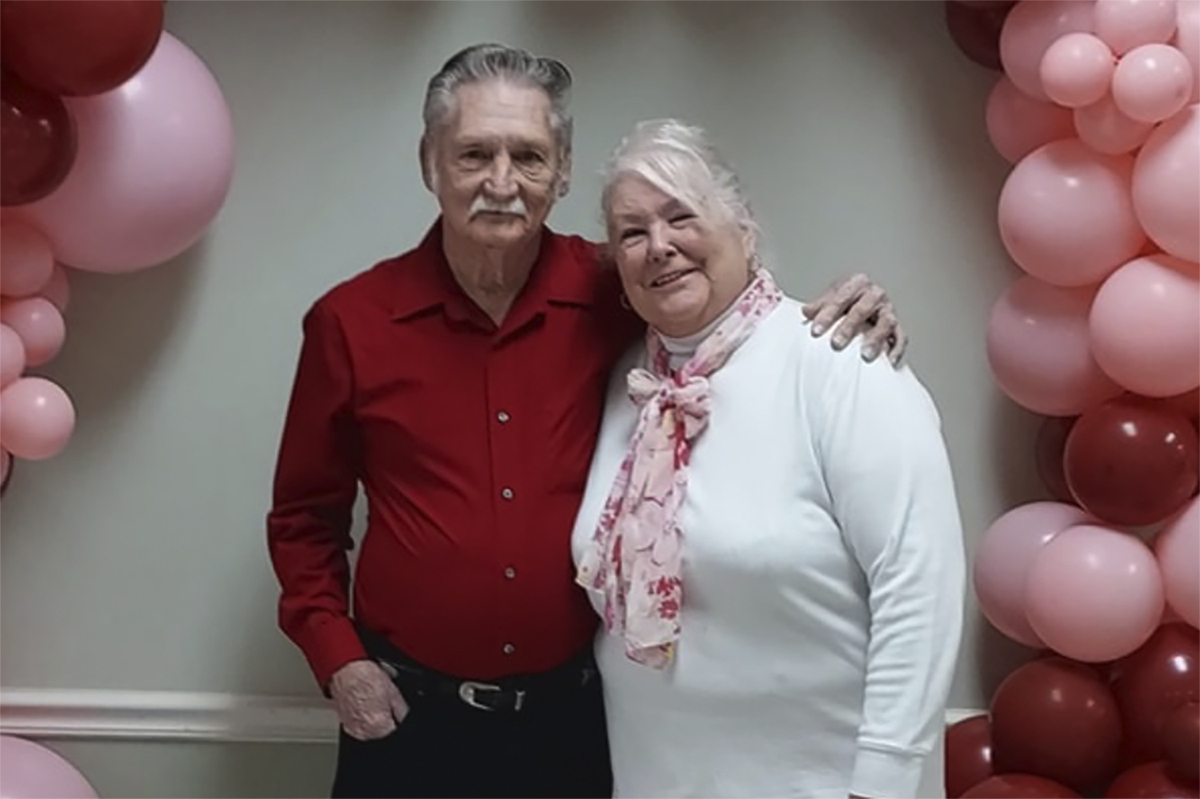 This photo provided by Laurel Lindsay shows Marcia and Jerry Savage, who were killed by a tree that fell and crushed their bedroom during Hurricane Helene. (Laurel Lindsay/Second Baptist Church of Beech Island, S.C.)