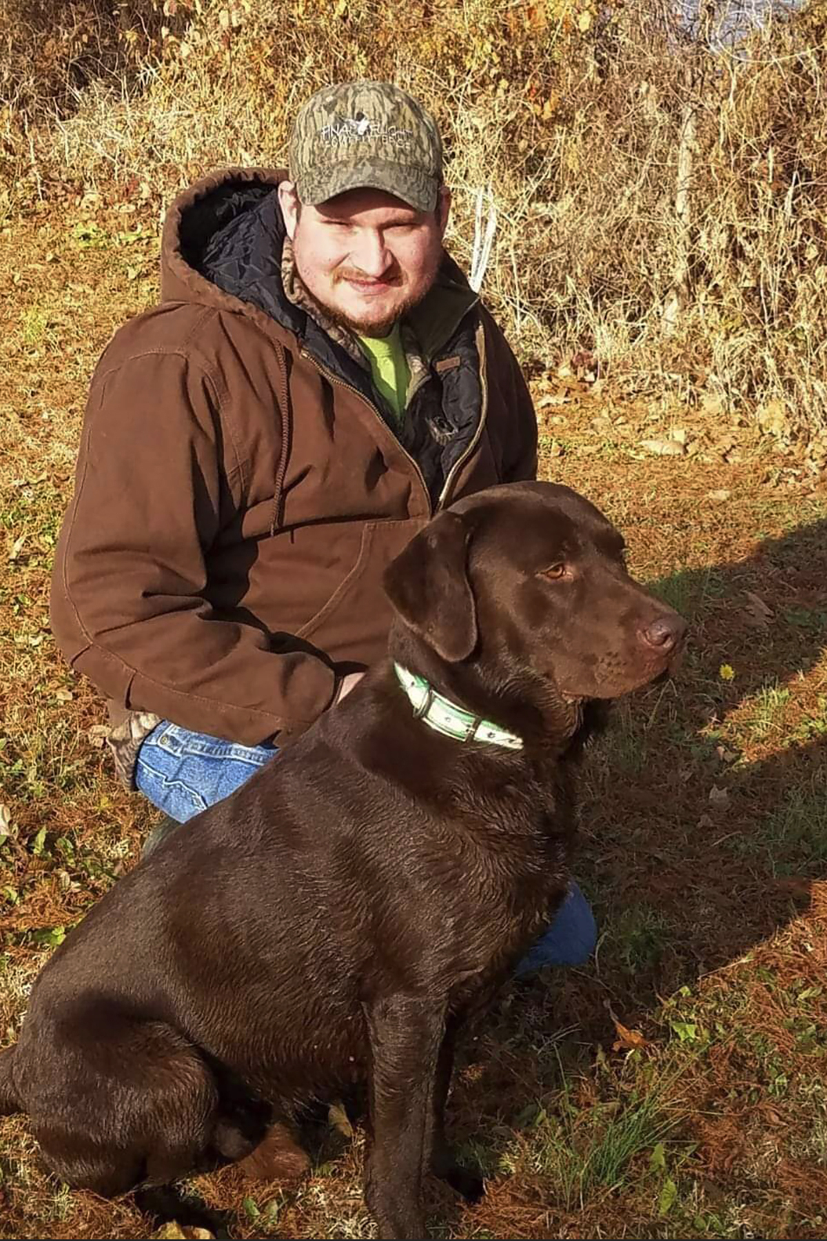 This undated photo shows Boone McCrary, of Greeneville, Tenn., who died after his boat capsized while he was trying to rescue a man trapped in the river during Hurricane Helene. (Laura Harville via AP)