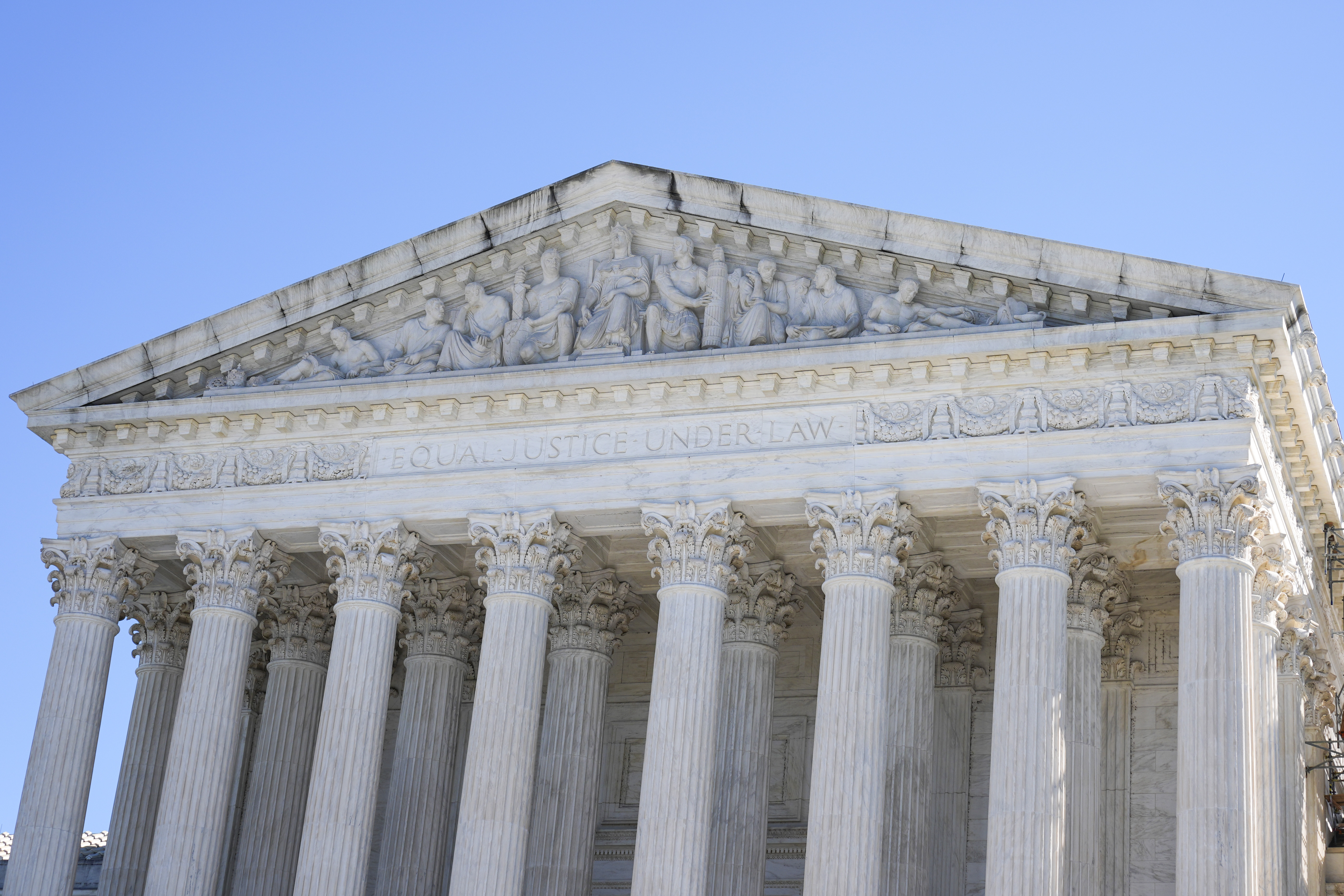 The Supreme Court is seen on Tuesday, Oct. 8, 2024, in Washington. (AP Photo/Mariam Zuhaib)