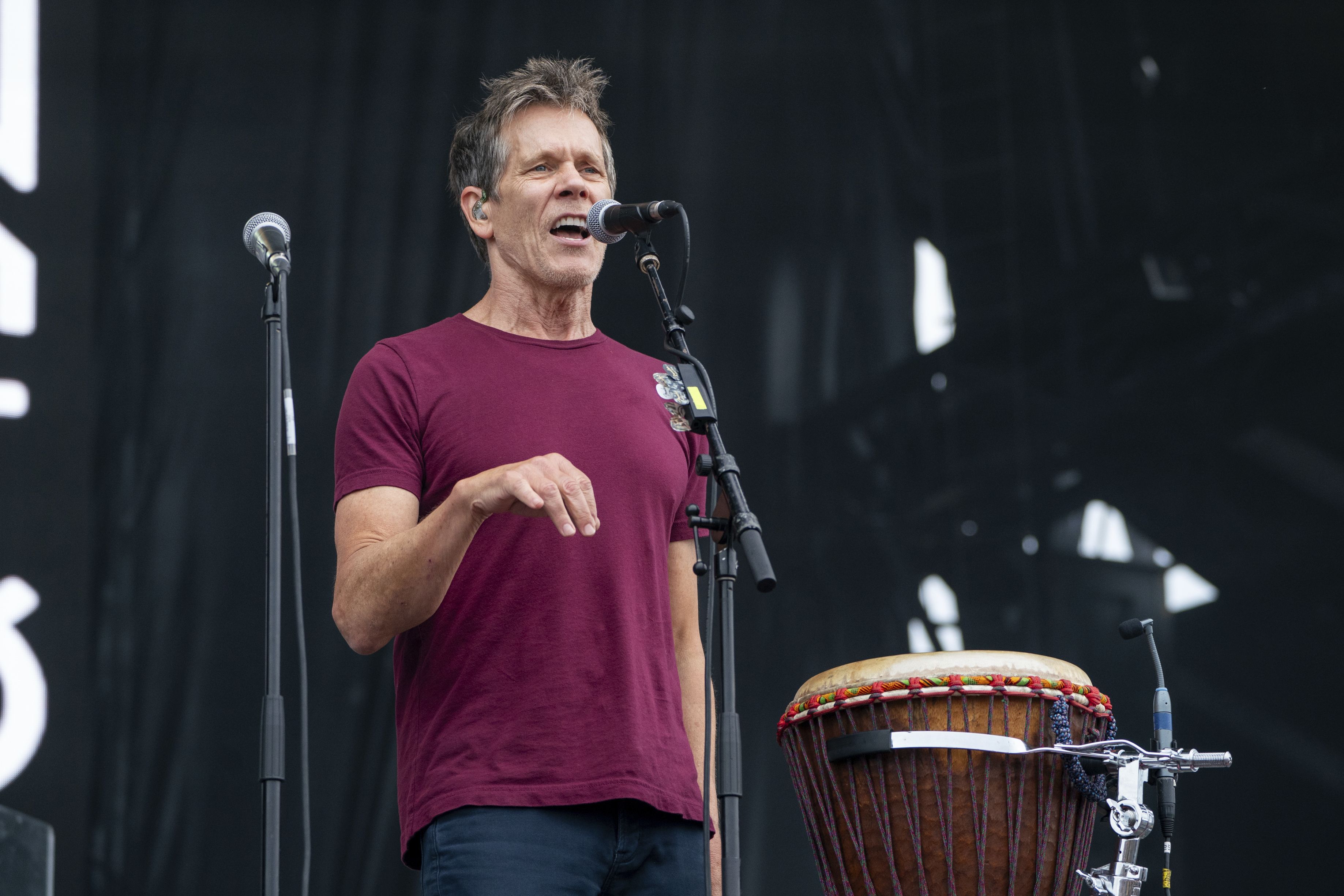 Kevin Bacon of The Bacon Brothers performs during Bourbon and Beyond music festival on Sunday, Sept. 22, 2024, at the Kentucky Exposition Center in Louisville, Ky. (Photo by Amy Harris/Invision/AP)