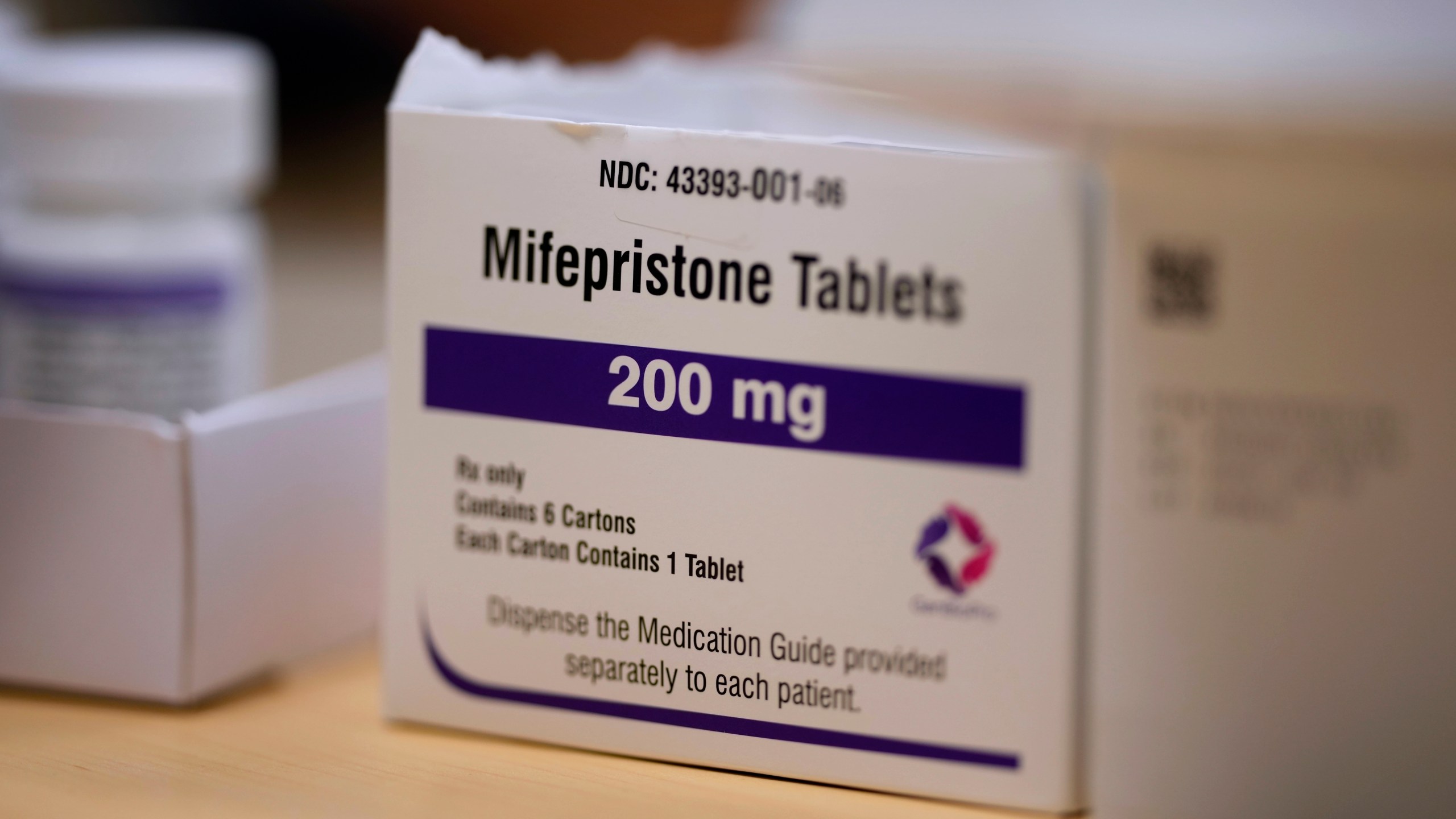 FILE - Mifepristone tablets are seen in a Planned Parenthood clinic Thursday, July 18, 2024, in Ames, Iowa. (AP Photo/Charlie Neibergall, File)