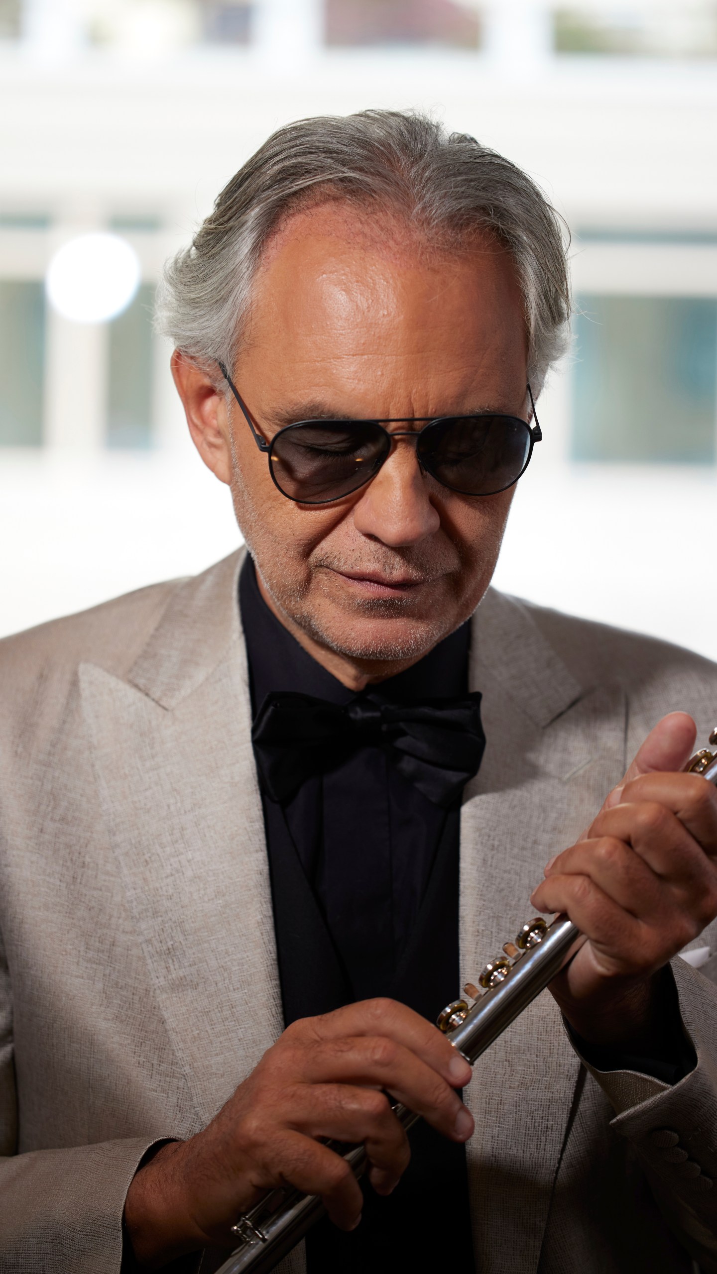 Andrea Bocelli appears during a portrait session on Monday, Oct. 28, 2024, in New York. (Photo by Matt Licari/Invision/AP)