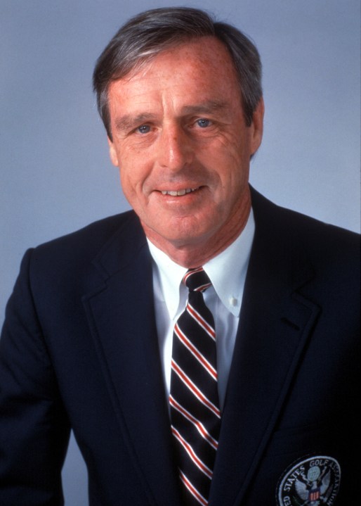 This photo provided by the USGA shows Reg Murphy, of Caves Valley, Md., a Past President of the United States Golf Association. Murphy served as President of the USGA from 1994-95. (USGA via AP)