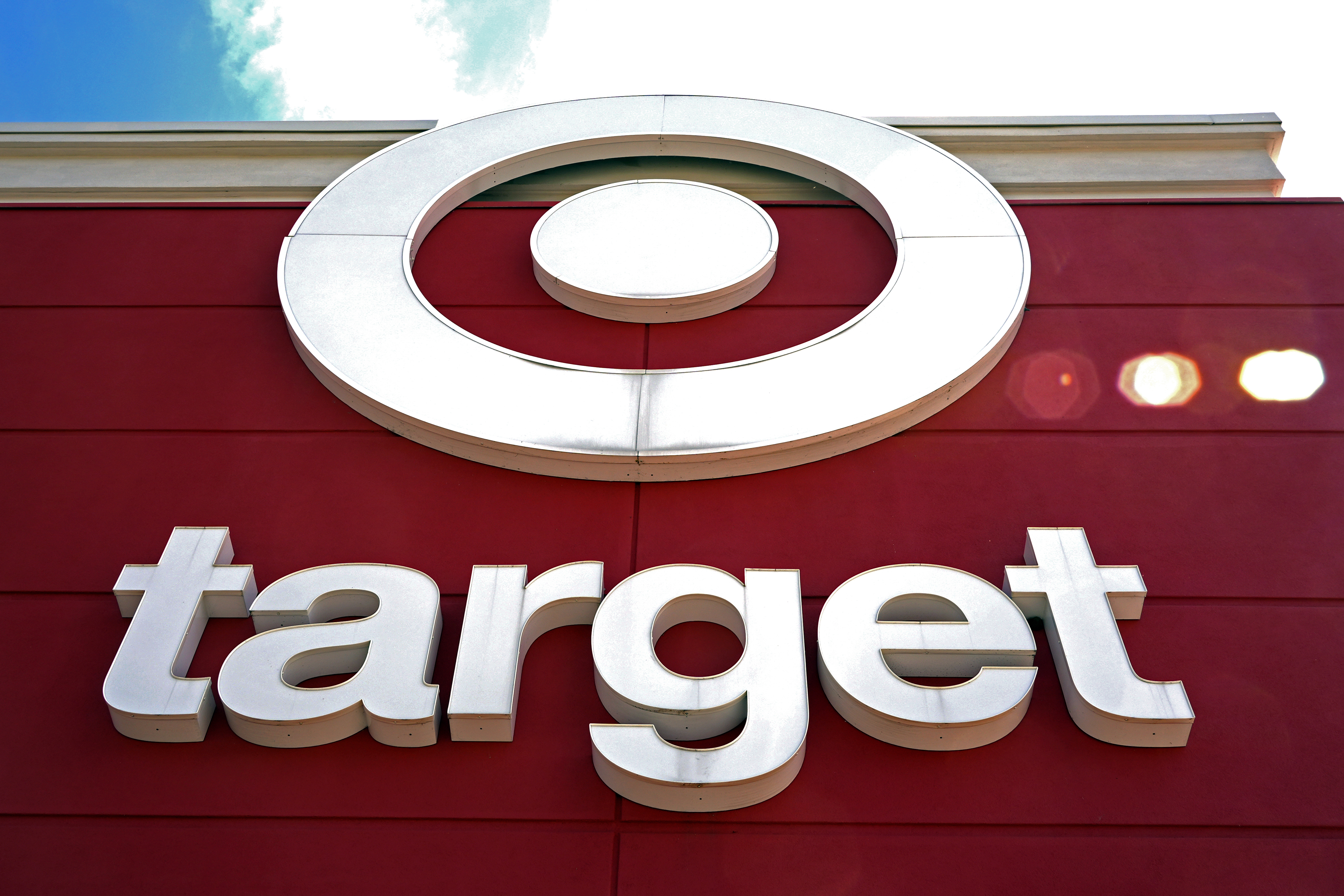 FILE - A sign on a Target store in Harmarville, Pa., is shown on Sept. 16, 2024. (AP Photo/Gene J. Puskar, File)