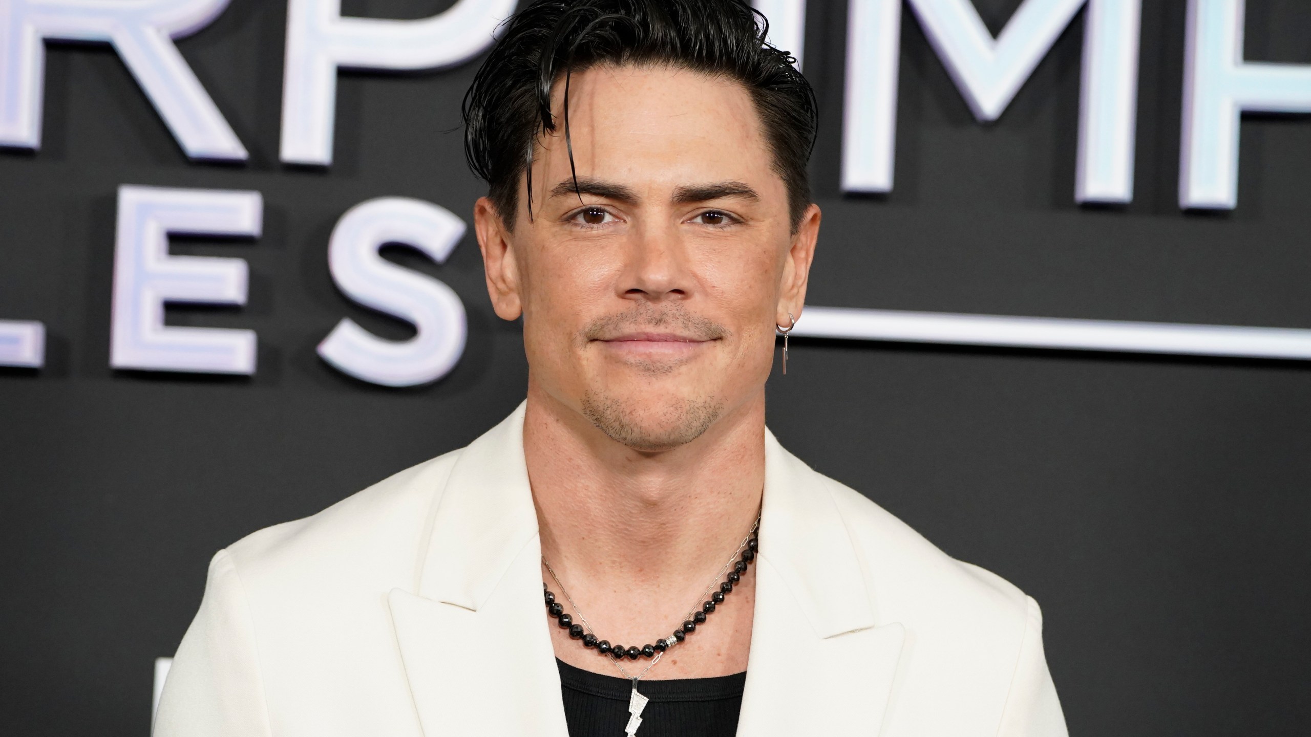 FILE - Tom Sandoval arrives at the season 11 premiere of "Vanderpump Rules," Wednesday, Jan. 17, 2024, at The Hollywood Palladium in Los Angeles. (Photo by Jordan Strauss/Invision/AP, File)