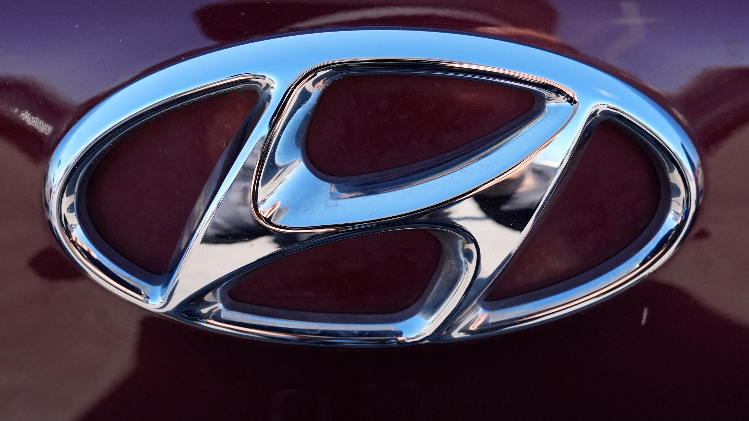 FILE - The Hyundai logo is seen at a new and used vehicles dealership in Palatine, Ill., March 20, 2024. (AP Photo/Nam Y. Huh, File)