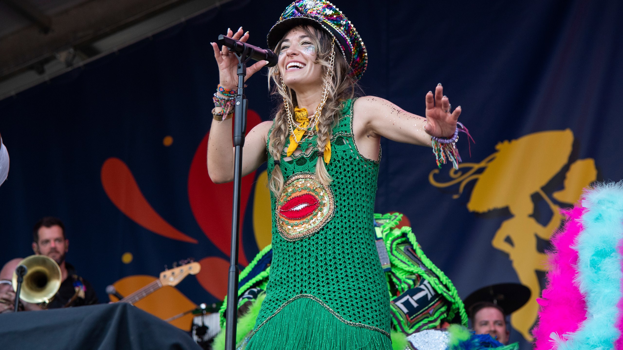 FILE - Lauren Daigle performs at the New Orleans Jazz and Heritage Festival on May 7, 2022, in New Orleans. (Photo by Amy Harris/Invision/AP, File)