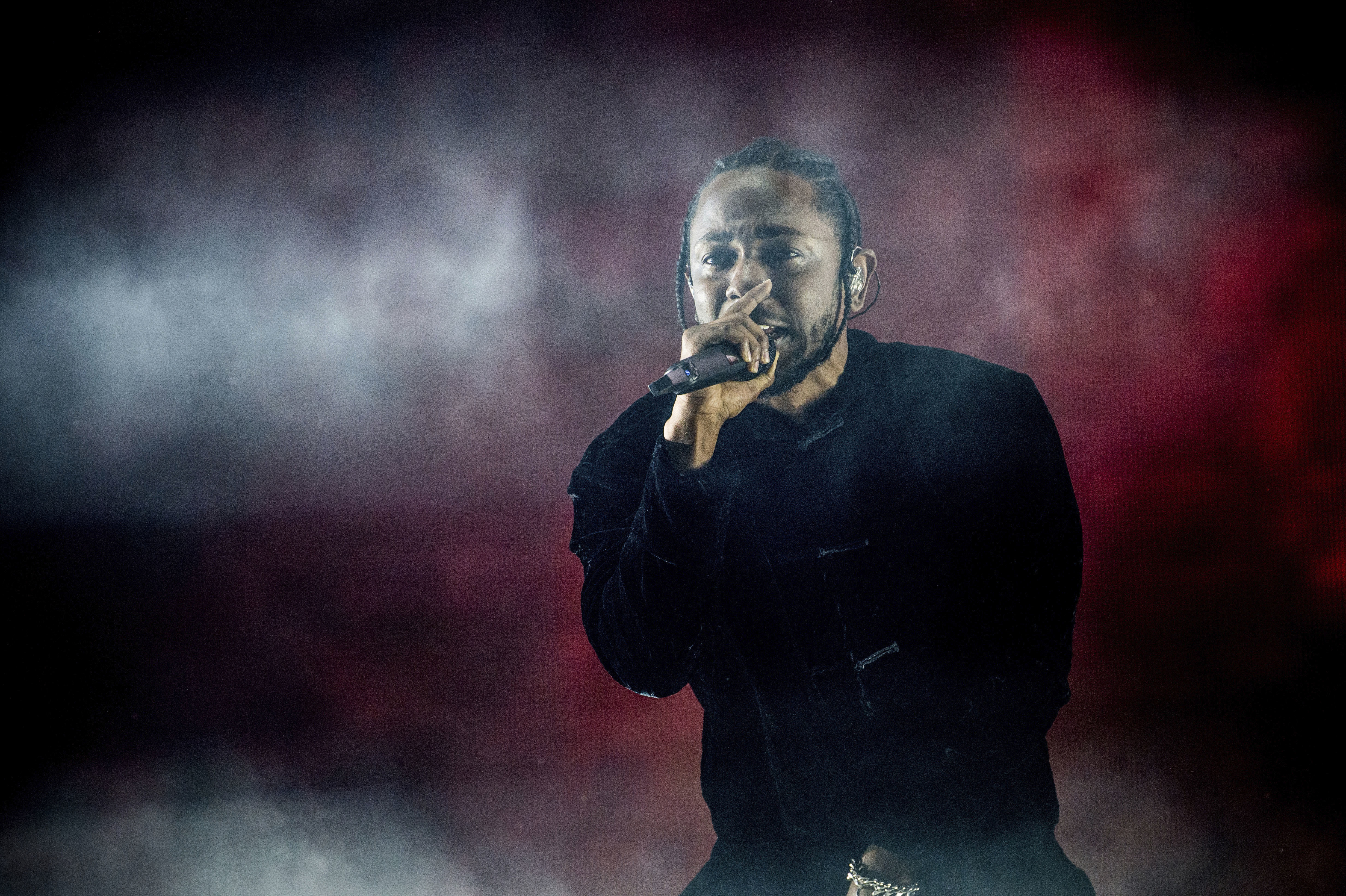 FILE - Kendrick Lamar performs at Coachella Music & Arts Festival at the Empire Polo Club, April 16, 2017, in Indio, Calif. (Photo by Amy Harris/Invision/AP, File)