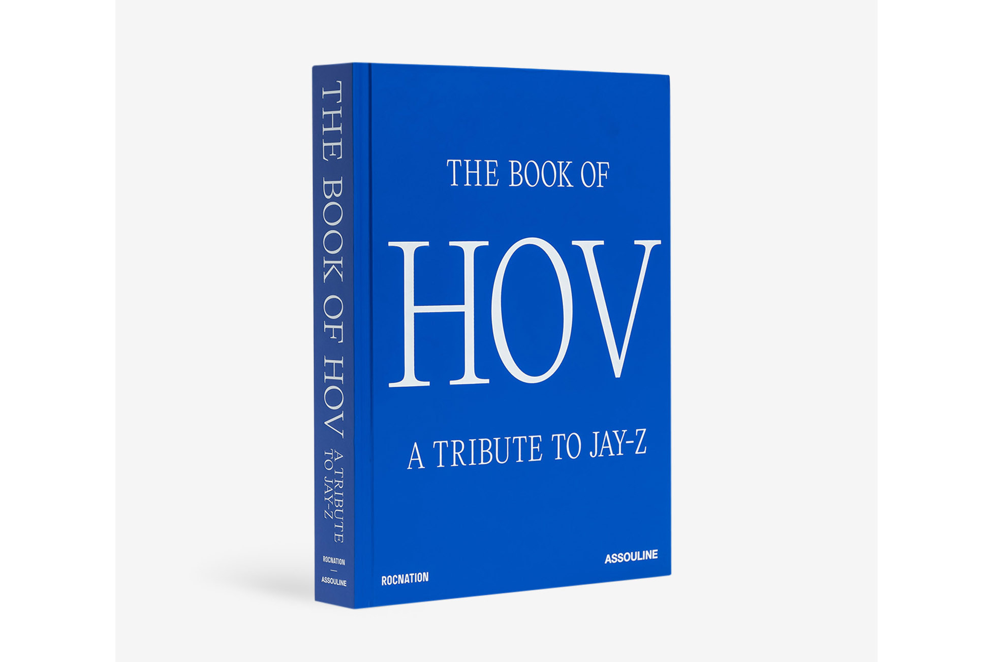 This book cover image released by Assouline shows "The Book of HOV: A Tribute to Jay-Z." (Assouline via AP)