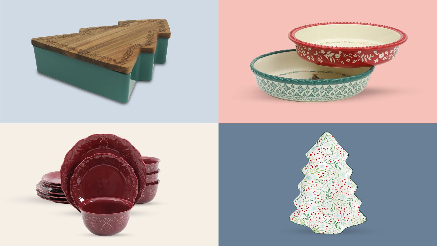 BestReviews illustration / The Pioneer Woman’s holiday kitchen collection is merry and bright