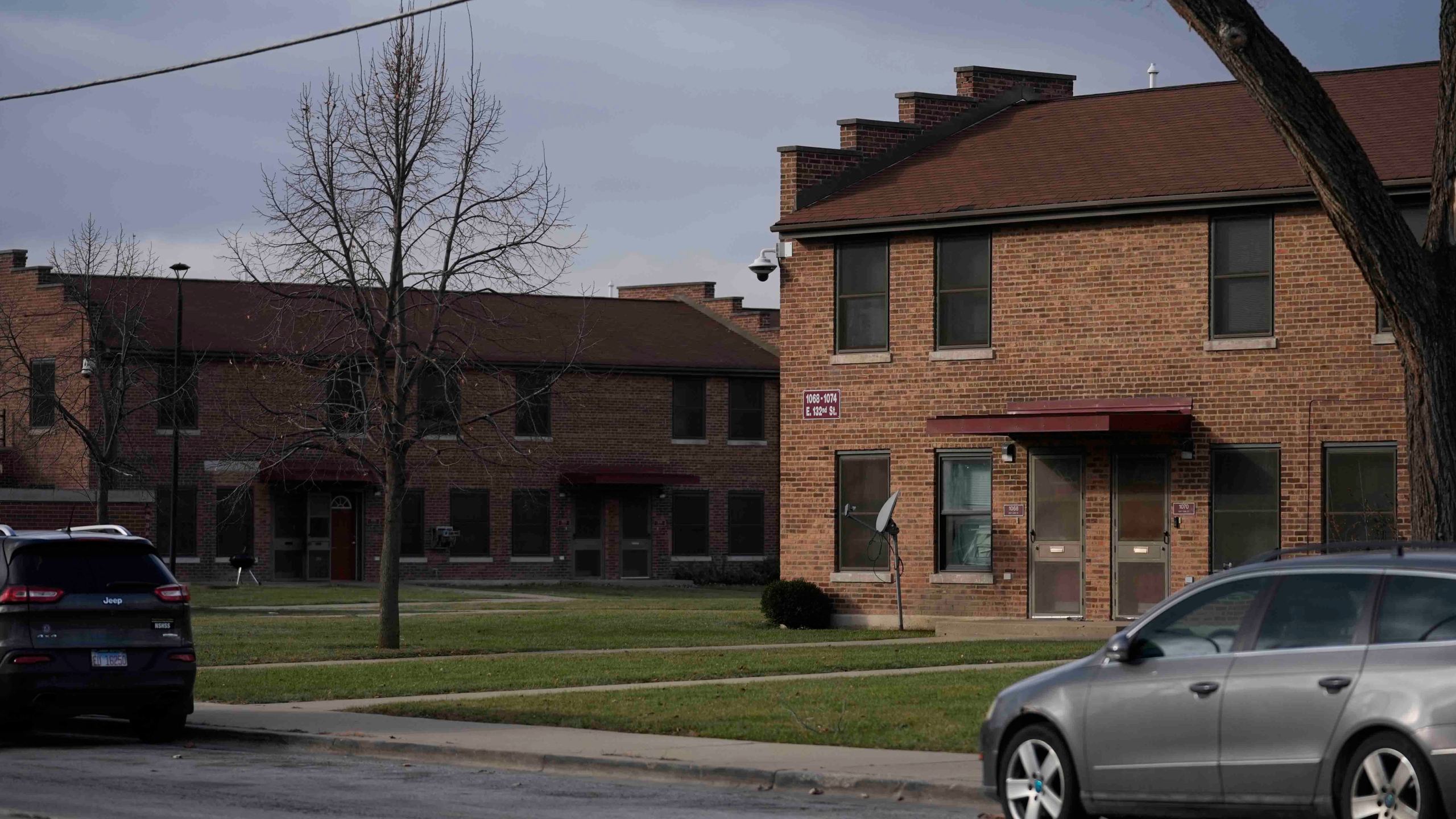 Altgeld Gardens, the far South Side Chicago Housing Authority community where the Chicago Transit Authority plans to expand the Red Line train route, is seen Wednesday, Dec. 11, 2024, in Chicago. (AP Photo/Erin Hooley)