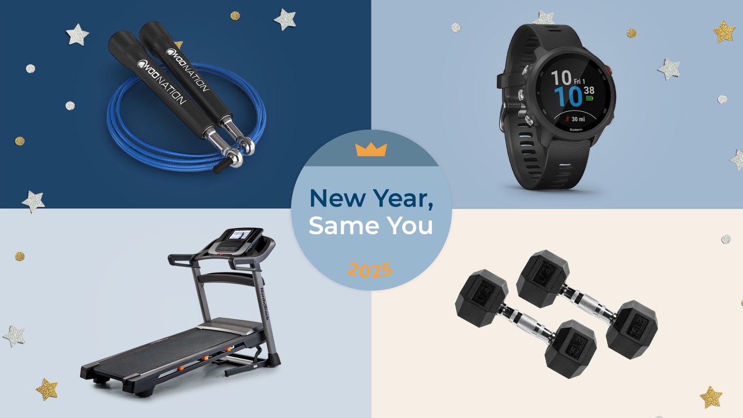 BestReviews illustration / New year, same you: Affordable home workout equipment because you hate the gym