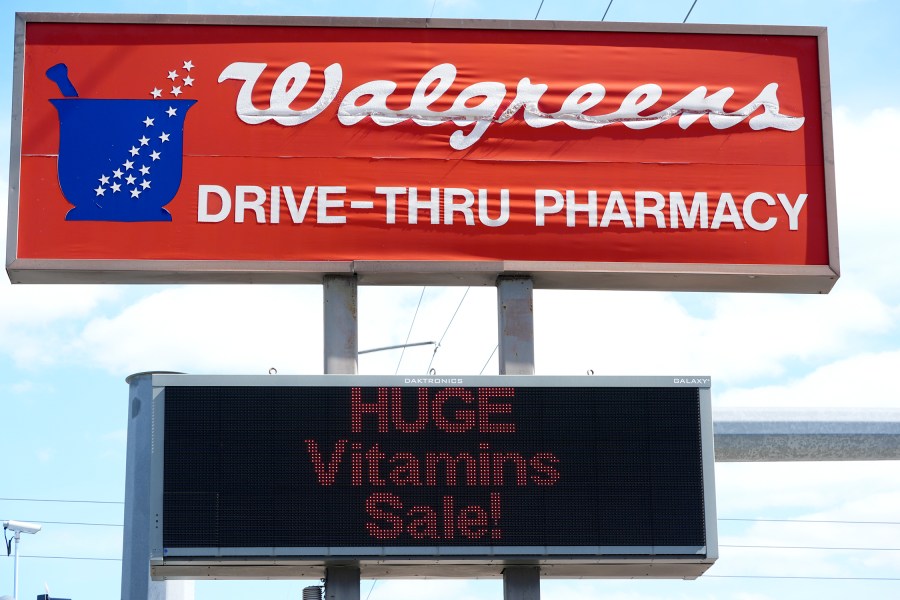 This Feb. 9, 2024 photo shows a Walgreens in Bradenton, Fla. (AP Photo/Gene J. Puskar)