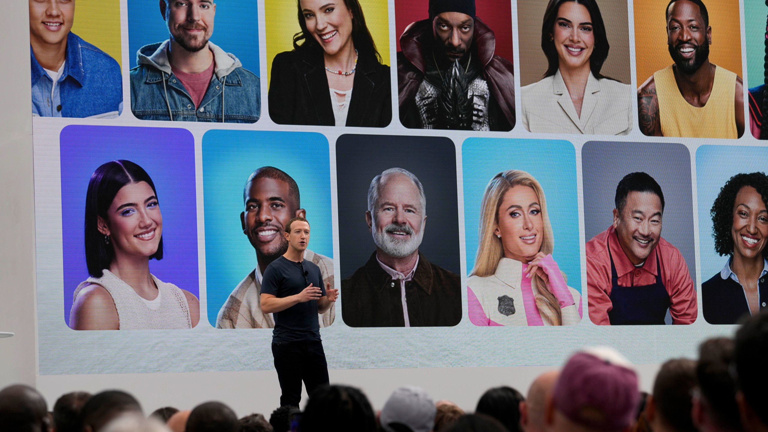 FILE - Meta CEO Mark Zuckerberg speaks during the tech giant's Connect developer conference in Menlo Park, Calif., Sept. 27, 2023. (AP Photo/Godofredo A. Vásquez, File)