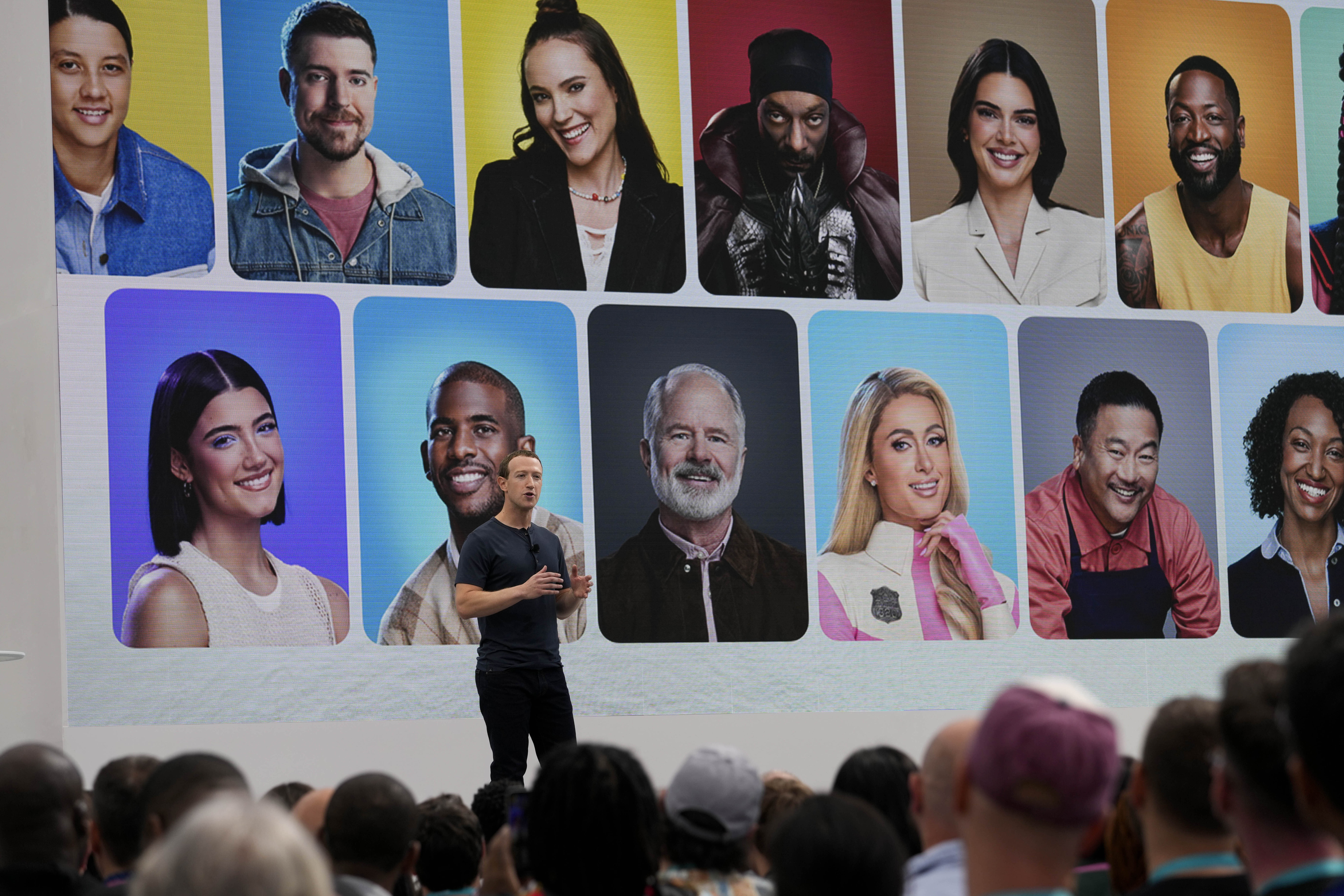 FILE - Meta CEO Mark Zuckerberg speaks during the tech giant's Connect developer conference in Menlo Park, Calif., Sept. 27, 2023. (AP Photo/Godofredo A. Vásquez, File)