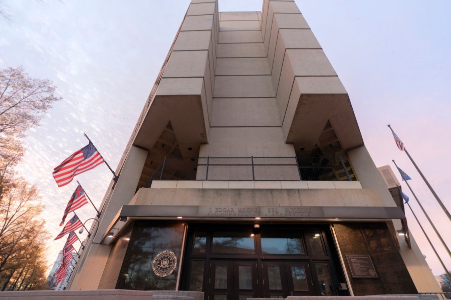 FILE - The FBI headquarters building is seen in Washington, Dec. 7, 2024. (AP Photo/Jose Luis Magana, File)