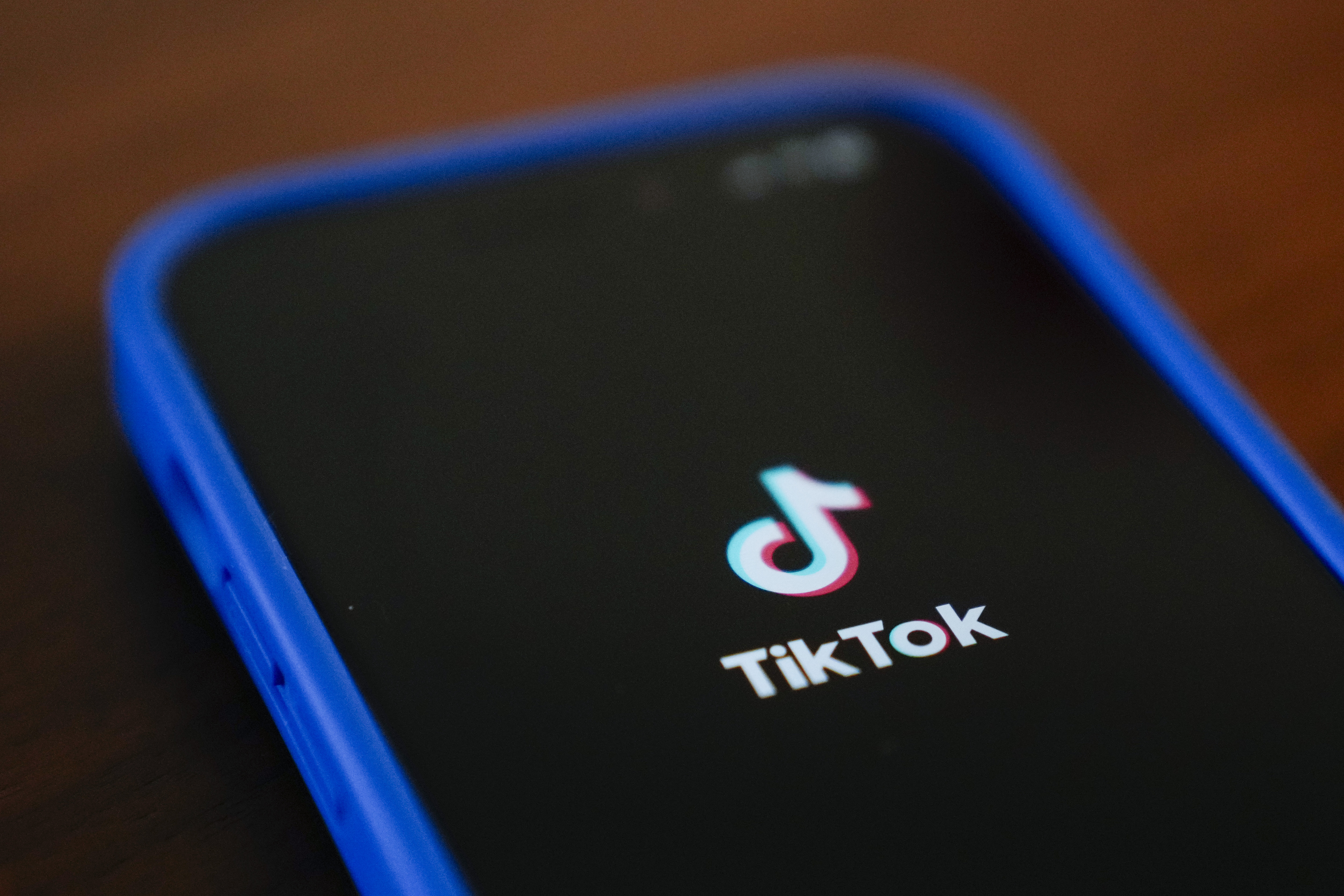 The TikTok app logo is shown on an iPhone on Friday, Jan. 17, 2025, in Houston. (AP Photo/Ashley Landis)