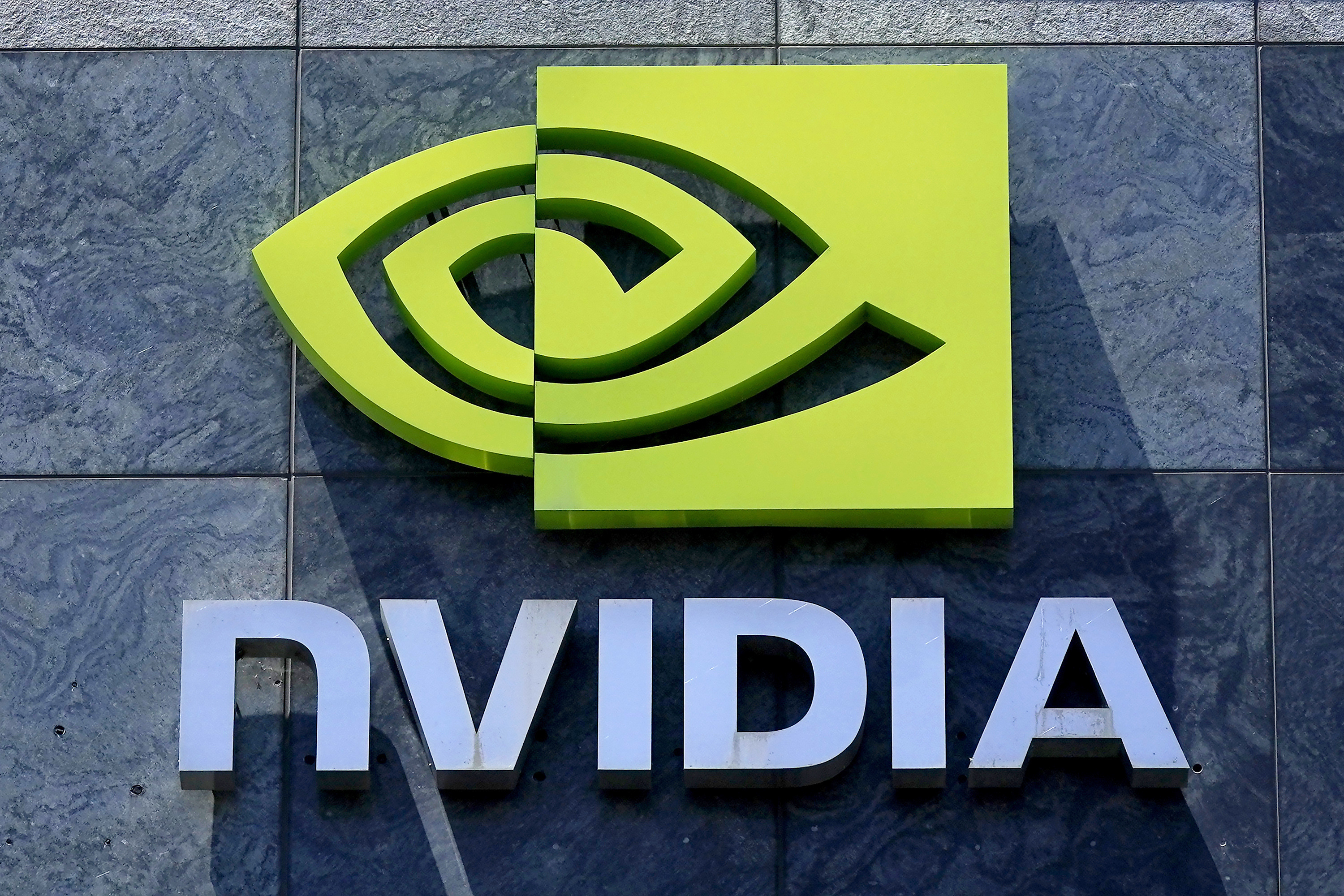 FILE - A sign for a Nvidia building is shown in Santa Clara, Calif., May 31, 2023. (AP Photo/Jeff Chiu, File)